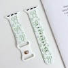 HTUTWOO Bowknot Apple Watch Strap, Sport Silicone Band 38/40/41/42/44/45/49mm, Adjustable Wristband for iWatch Series 10 9 8 7 6 5 4 3 2 1 Ultra SE - 2 of 4