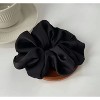 Kitcheniva Silky Satin Scrunchies 4 Pcs, Black - 2 of 3