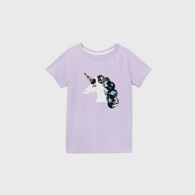 flip sequin unicorn shirt