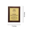 LEMONSODA World's Greatest Plaque (The Best Mom In the World) - Gold/Brown - 4 of 4