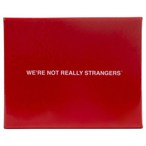 We're Not Really Strangers Card Game