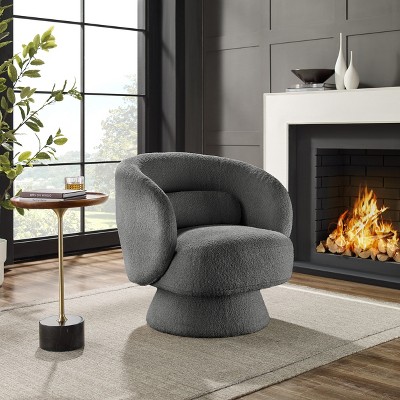 MINIMORE Modern Style Swivel Accent Chair