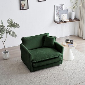 NicBex Couches for Living Room 41.4" Modern Accent Chair Chenille Upholstered Armchair 1 Seater Reading Chair for Bedroom - 1 of 4