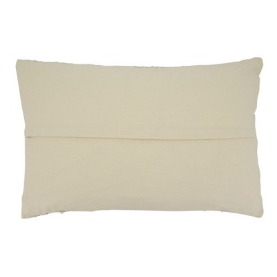 Fringe Stripe Light Beige Cotton Decorative Pillow Cover