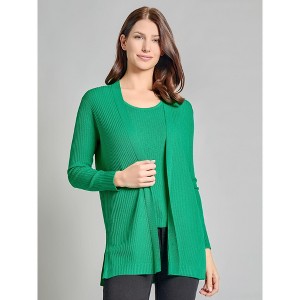 Plus Open Front Sutton Cardigan - 1 of 3