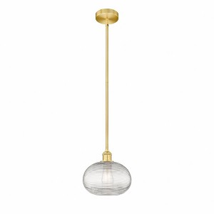 Ithaca - 1 Light Stem Hung Mini Pendant In Industrial Style-9 Inches Tall and 10 Inches Wide - 1 of 1