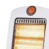 Brentwood H-Q1000Q 1,000-Watt-Max Portable Quartz Space Heater, White - 2 of 4