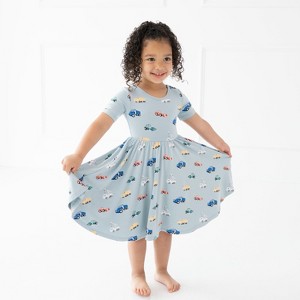 Twirl Dress in Construction - 1 of 4