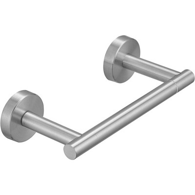 BWE Double Post Pivoting Wall Mounted Towel Bar Toilet Paper Holder