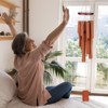 Unique Bargains Bamboo Wood Outdoor Decorations Wind Chimes 31 Inch Retro Color 1 Pc - 4 of 4