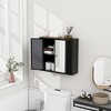 NicBex Wall Mounted Bathroom Cabinet with Mirror&2 Shelves,Matte Finish Mirrored Space-Savng Medicine Cabinet for Bathroom,Bathroom Organizer - 2 of 4