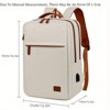 Backpack Oxford Cloth Business Computer Bag With Large Capacity, Strong And Wearable Student School Bag, Solid Color And Versatile Travel Backpack - 4 of 4