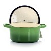Crock-Pot Artisan 2 Piece 3 Quarts Enameled Cast Iron Dutch Oven in Pistachio Green - 3 of 4