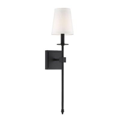 Savoy House Monroe 1 - Light Wall Light in  Matte Black
