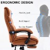Ergonomic Office Chair, Big and Tall Home Office Chair, Pu Leather Computer Desk Chairs, Office Chair with High Back, Rolling Swivel Task Chair - 2 of 4