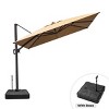 Crestlive Products 9x11FT Cantilever Patio Umbrella UV30+ Outdoor 360 Degree Rotation Offset Umbrella 6 Heights Adjustable - 2 of 4