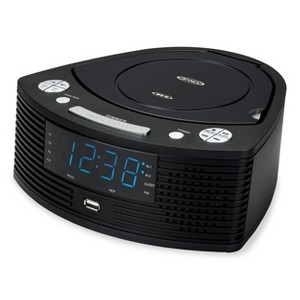 JENSEN JCR-390 Stereo CD Player with AM/FM Digital Dual Alarm Clock Radio - 1 of 4