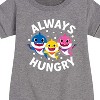 - Baby Shark - Always Hungry Graphic Short Sleeve Fleece Dress - 2 of 4