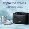 Iceman Trio Ice Cream, Frozen Yogurt, and Italian Ice Maker, No Pre-Freezing - Black - 2 of 4