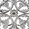 Royal Hampton Carved Mango Wood Wall Decor| 36 Inch Square Wall Panel I Handcrafted Distressed Black & White - 3 of 4