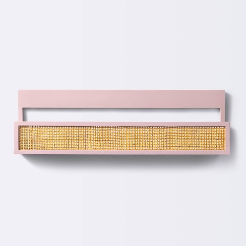 Wall Hook Shelf With Beading - White - Cloud Island™ : Target