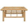 vidaXL Patio Table 25.6 in.x21.7 in.x11.8 in. Bamboo - 4 of 4