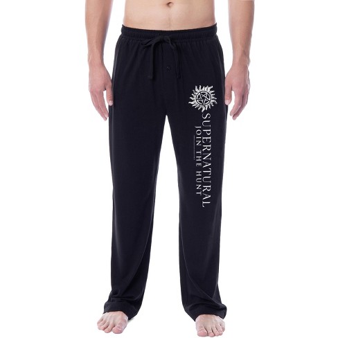 Supernatural Mens' Join The Hunt Anti-possession Sleep Pajama Pants ...