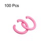Unique Bargains Carbon Steel DIY Crafts Jewelry Making Open Connector Jump Rings 100 Pcs - 3 of 4