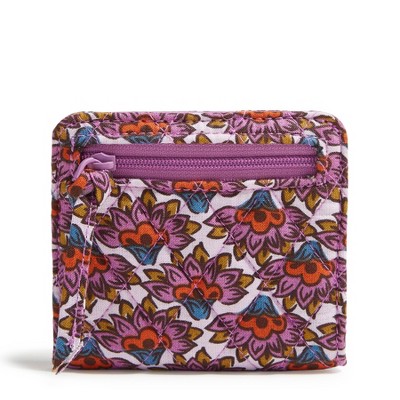 Vera Bradley Women's Outlet Cotton Essential Small Wallet