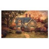 Manual Woodworkers and Weavers Gingerbread Cottage Tapestry Wall Hanging – KIN Design 53" x 35" Holiday Textile Art Decor - 3 of 3