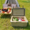 Gulches 65QT Rotomolded Ice Cooler Box, Khaki, Camping Ice Chest for Outdoor Fishing, Beer Storage - 2 of 4