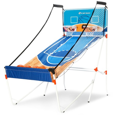 Lancaster Sports EZ-Fold 2 Player Indoor Traditional Arcade Basketball Game 