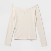 Women's Slim Fit Long Sleeve Keyhole T-Shirt - Wild Fable™ - 4 of 4