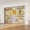 Timate F3 Garment Rack Industrial Pipe Wall Mounted Clothing Rack Walk in Closet Systems - image 2 of 4