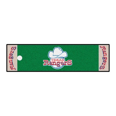 MLB Texas Rangers 1972 Retro Collection 1.5'x6' Putting Mat - Green