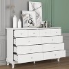 FUFU&GAGA 10 Drawer Horizontal Dresser Wooden Leg Chest of Drawers Choice for Bedroom - 3 of 4