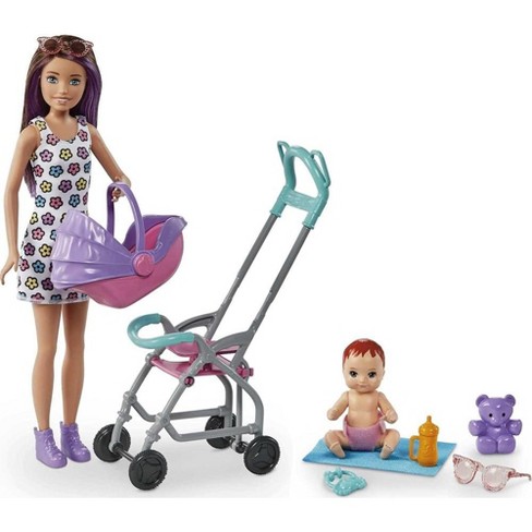 Barbie Skipper Babysitters Inc. Stroller Playset With Skipper Baby Dolls Target