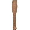 Memoi Women's Cozy Textured "Winter Wonderland" Knee Sock Khaki One Size - 2 of 2