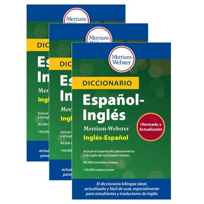 Merriam-webster Diccionario Espanol-ingles Merriam-webster, Pack Of 3 ...