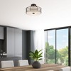 Livex Lighting Blanchard 3 - Light Semi-Flush Mount in  English Bronze - 2 of 4