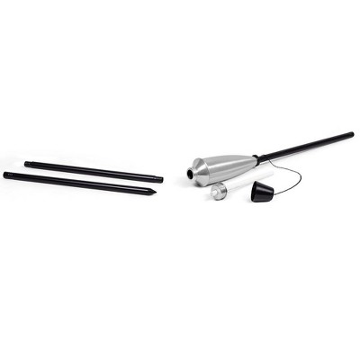 59.5'' Metal Garden Torch (Set of 4)