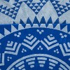 Round Floral Paisley Oversized 60" Cotton Beach Towel by Blue Nile Mills - 3 of 3