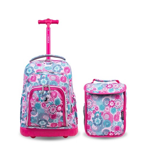 Kids Backpack and Lunch Box Set, Galaxy, Purple, Gives Back to Great Cause,  18 Inches