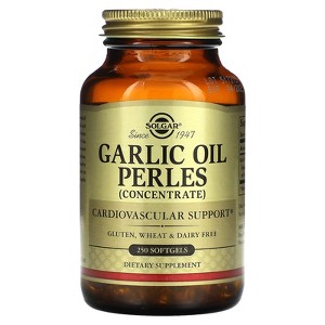Solgar Garlic Oil Perles, Concentrate, 250 Softgels (1 mg per Softgel) - 1 of 2