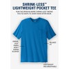 KingSize Shrink-Less Lightweight Pocket Crewneck T-Shirt - image 3 of 4