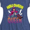 Girls' - Nickelodeon - Halloween Queen Fit & Flair Cap Sleeve Dress - 2 of 3