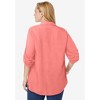Woman Within Plus Size Rayon 7-Day Pintucked Tunic Blouse - 3 of 4