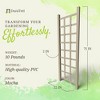 Dura-Trel Elmwood 22"x75" Indoor Outdoor Garden Trellis Plant Support for Vines & Climbing Plants, Flowers, & Vegetables with Ground Anchors - 3 of 4