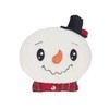 Saro Lifestyle Frosty Comfort Snowman Poly Filled Throw Pillow, 11"x13", Multicolored - 2 of 3