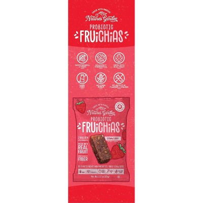 Nature's Garden Snacks Probiotic FruiChia Strawberry Fruit Snacks - 5.6oz/8ct